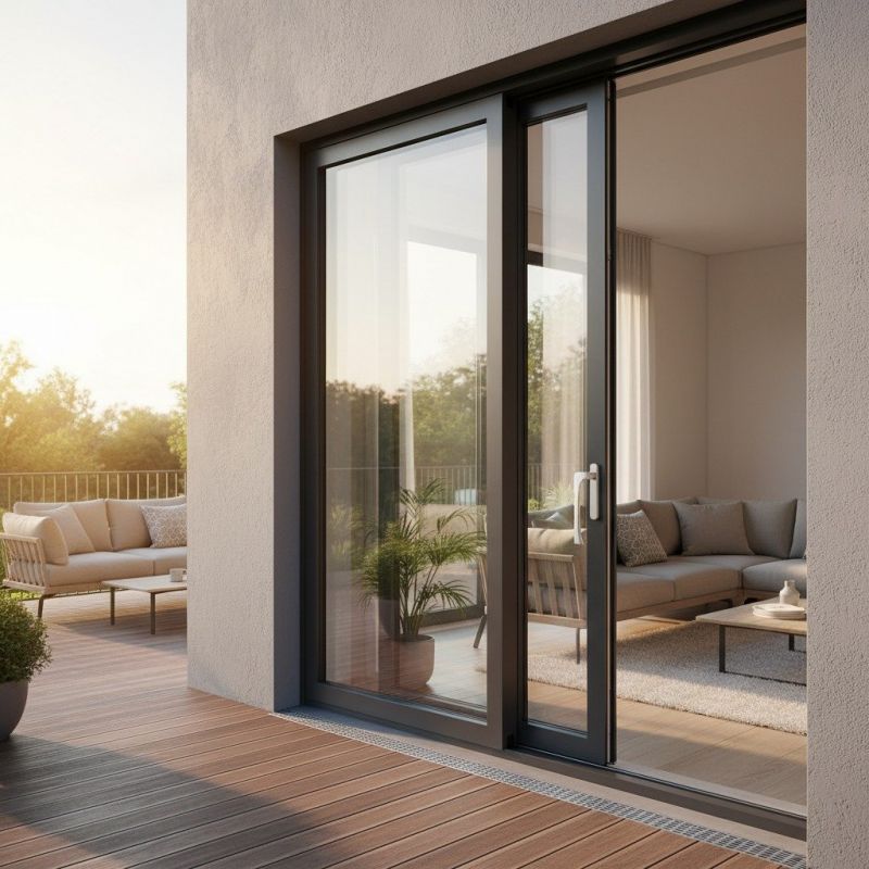 Wood Sliding Door Installation in Overland Park, KS
